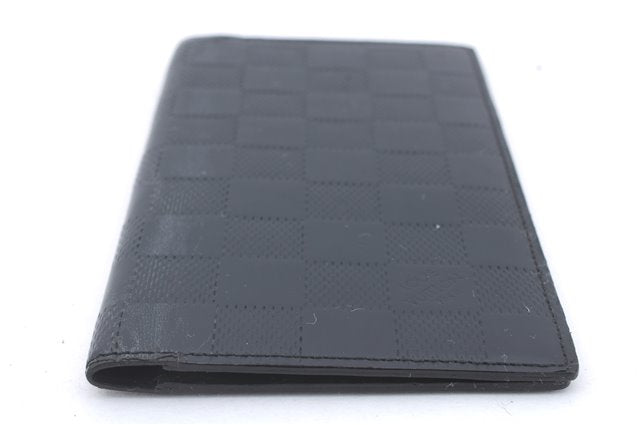 Authentic Louis Vuitton Damier Infini Agenda Poche Planner Cover LV 5864D