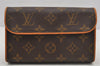 Auth Louis Vuitton Monogram Pochette Florentine Pouch Waist Bag M51855 LV 5866I