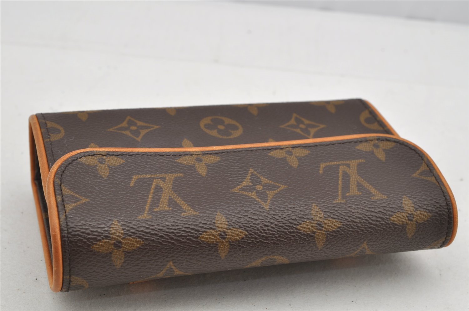 Auth Louis Vuitton Monogram Pochette Florentine Pouch Waist Bag M51855 LV 5866I