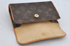 Auth Louis Vuitton Monogram Pochette Florentine Pouch Waist Bag M51855 LV 5866I