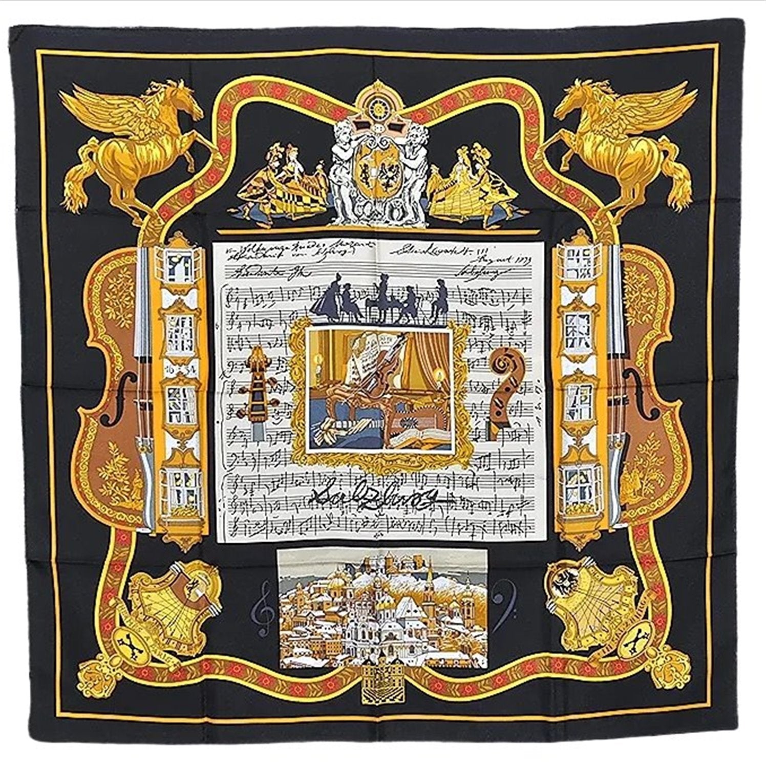 Authentic HERMES Carre 90 Scarf 