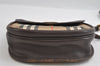 Authentic Burberrys Nova Check Shoulder Cross Bag Canvas Leather Beige 5868I