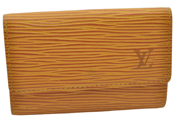 Authentic Louis Vuitton Epi Multicles 6 Key Case Yellow M63819 LV 5870D