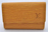 Authentic Louis Vuitton Epi Multicles 6 Key Case Yellow M63819 LV 5870D
