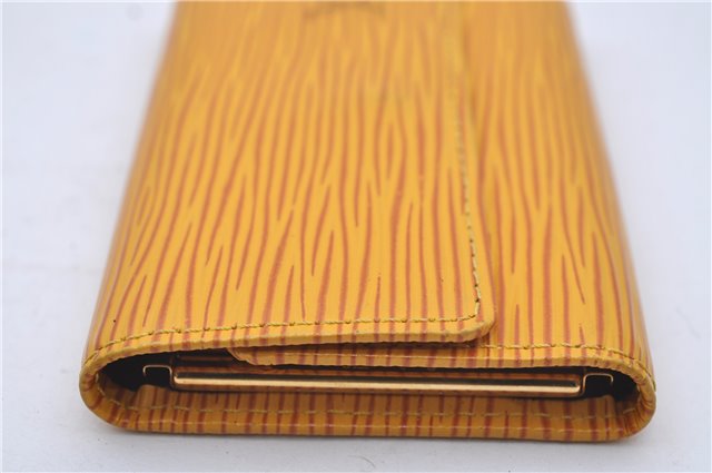 Authentic Louis Vuitton Epi Multicles 6 Key Case Yellow M63819 LV 5870D