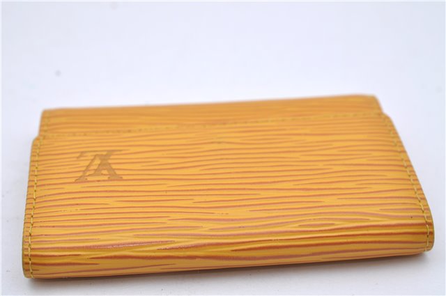 Authentic Louis Vuitton Epi Multicles 6 Key Case Yellow M63819 LV 5870D