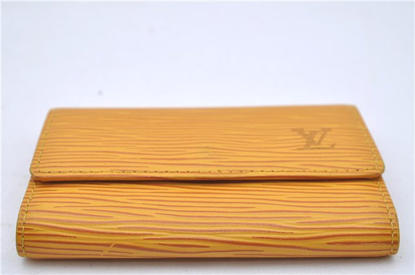 Authentic Louis Vuitton Epi Multicles 6 Key Case Yellow M63819 LV 5870D
