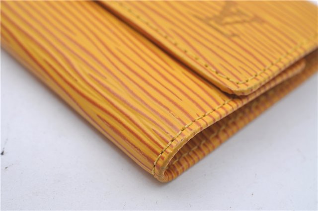 Authentic Louis Vuitton Epi Multicles 6 Key Case Yellow M63819 LV 5870D