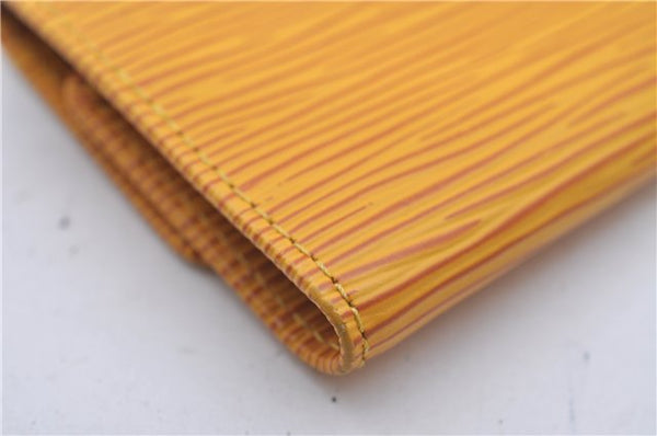 Authentic Louis Vuitton Epi Multicles 6 Key Case Yellow M63819 LV 5870D