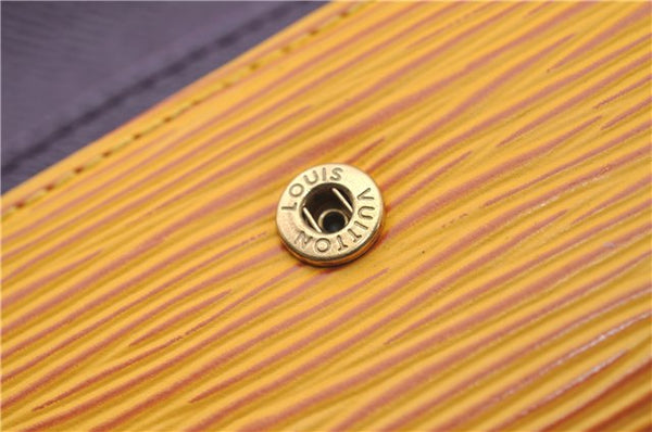 Authentic Louis Vuitton Epi Multicles 6 Key Case Yellow M63819 LV 5870D