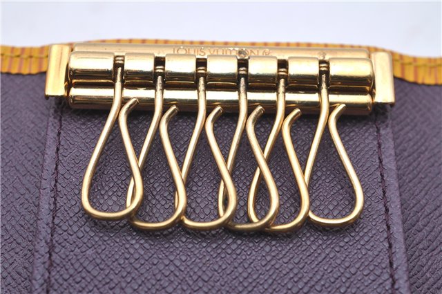 Authentic Louis Vuitton Epi Multicles 6 Key Case Yellow M63819 LV 5870D