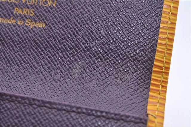 Authentic Louis Vuitton Epi Multicles 6 Key Case Yellow M63819 LV 5870D