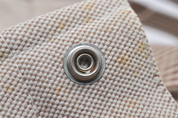 Authentic HERMES New Fourre Tout PM Hand Tote Bag Purse Canvas Beige 5871I