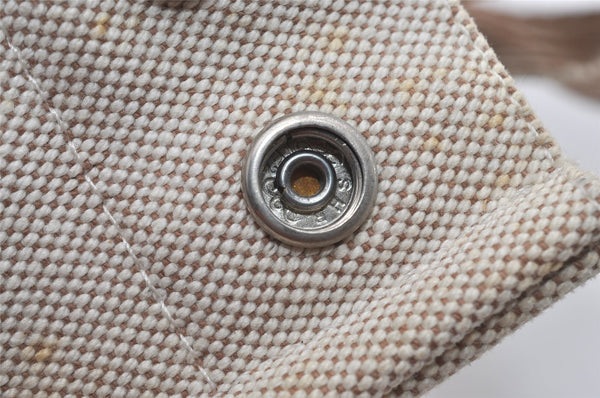 Authentic HERMES New Fourre Tout PM Hand Tote Bag Purse Canvas Beige 5871I