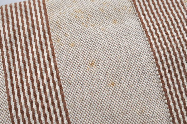 Authentic HERMES New Fourre Tout PM Hand Tote Bag Purse Canvas Beige 5871I