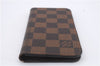 Authentic Louis Vuitton Damier Folio Iphone 7 Mobile Phone Case N61068 LV 5872D