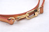 Authentic Louis Vuitton Leather Shoulder Strap Beige 39.4" LV 5873E