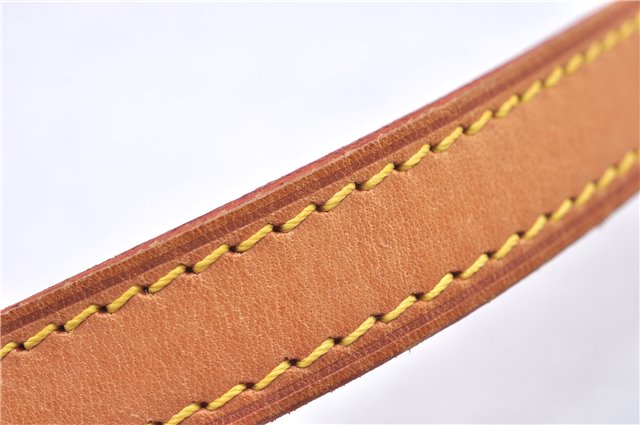 Authentic Louis Vuitton Leather Shoulder Strap Beige 39.4