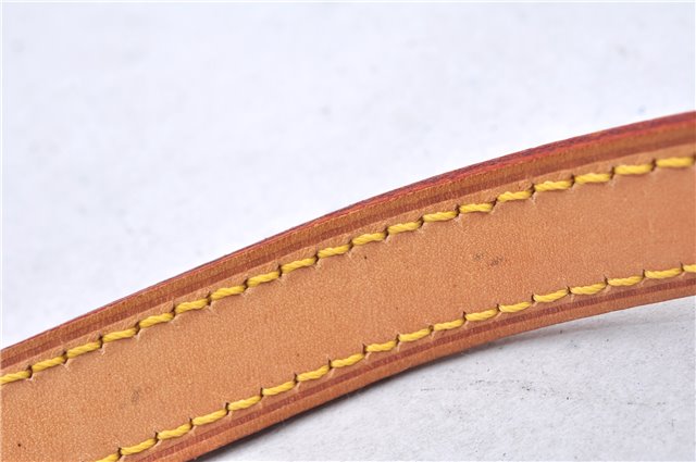 Authentic Louis Vuitton Leather Shoulder Strap Beige 39.4