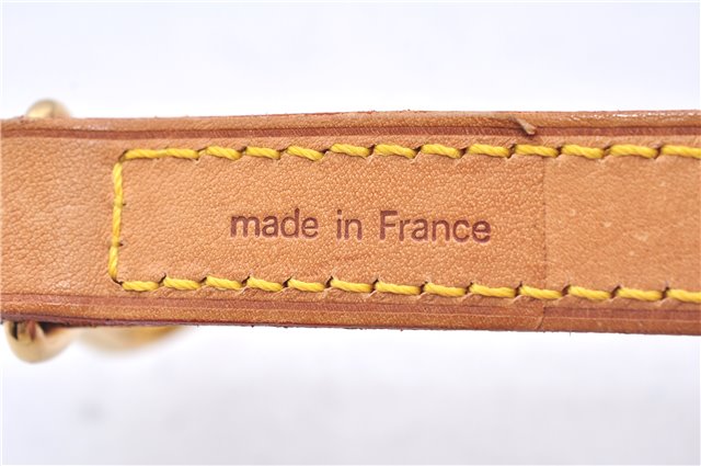 Authentic Louis Vuitton Leather Shoulder Strap Beige 39.4