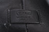 Authentic COACH Signature Shoulder Tote Bag Canvas Leather 6086 Black 5873I