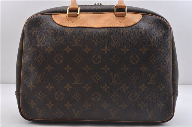 Authentic LOUIS VUITTON Monogram Deauville Hand Bag Purse M47270 LV 5875C