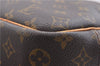 Authentic LOUIS VUITTON Monogram Deauville Hand Bag Purse M47270 LV 5875C