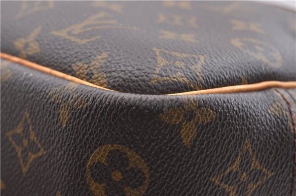 Authentic LOUIS VUITTON Monogram Deauville Hand Bag Purse M47270 LV 5875C