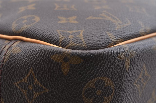 Authentic LOUIS VUITTON Monogram Deauville Hand Bag Purse M47270 LV 5875C