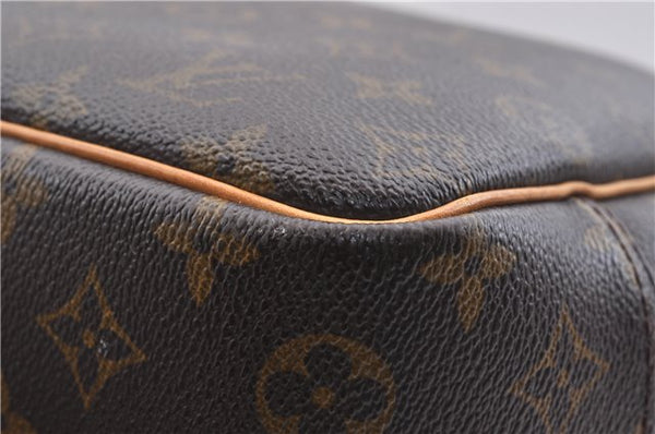 Authentic LOUIS VUITTON Monogram Deauville Hand Bag Purse M47270 LV 5875C