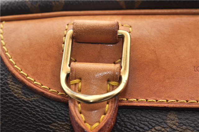 Authentic LOUIS VUITTON Monogram Deauville Hand Bag Purse M47270 LV 5875C