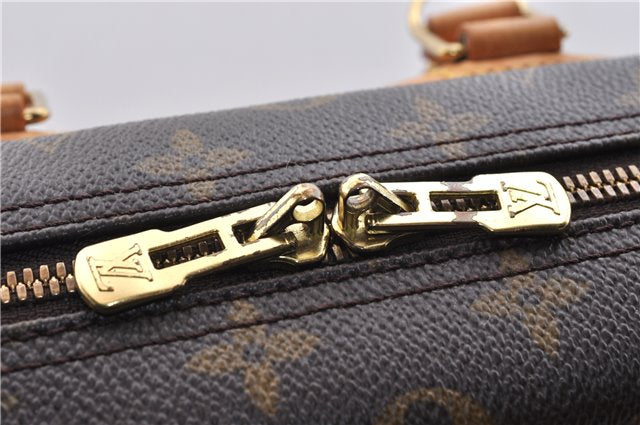 Authentic LOUIS VUITTON Monogram Deauville Hand Bag Purse M47270 LV 5875C