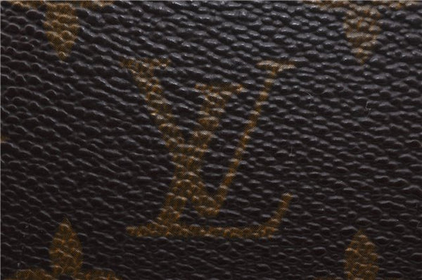 Authentic LOUIS VUITTON Monogram Deauville Hand Bag Purse M47270 LV 5875C