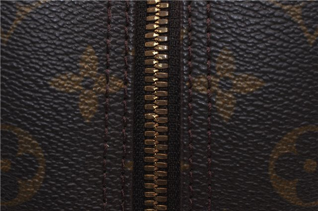 Authentic LOUIS VUITTON Monogram Deauville Hand Bag Purse M47270 LV 5875C