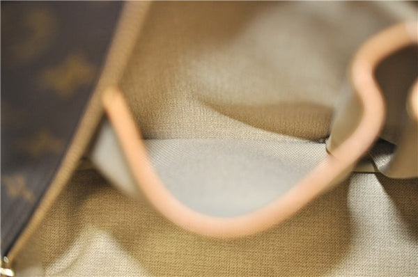 Authentic LOUIS VUITTON Monogram Deauville Hand Bag Purse M47270 LV 5875C