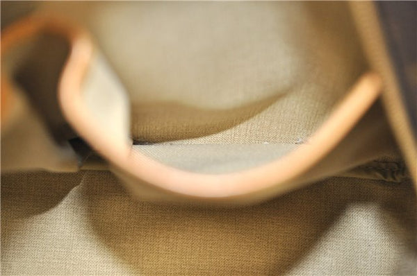 Authentic LOUIS VUITTON Monogram Deauville Hand Bag Purse M47270 LV 5875C