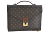 Auth Louis Vuitton Monogram Porte Documents Bandouliere M53338 Briefcase 5878C