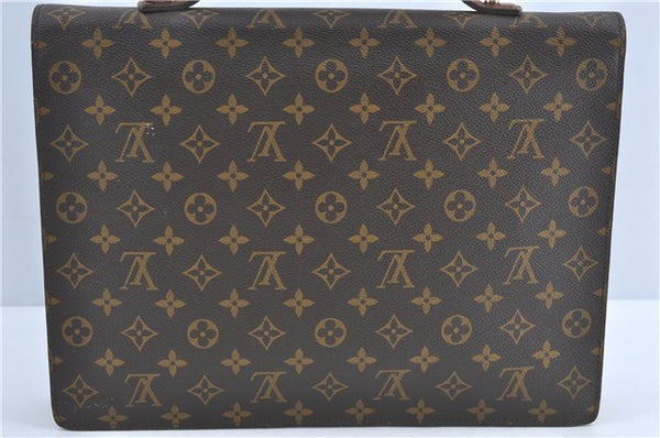 Auth Louis Vuitton Monogram Porte Documents Bandouliere M53338 Briefcase 5878C