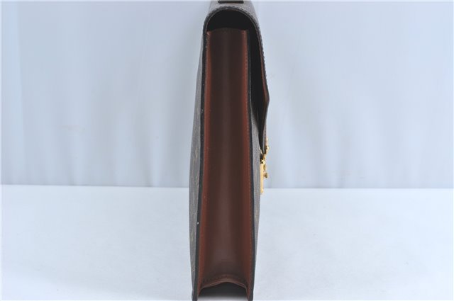Auth Louis Vuitton Monogram Porte Documents Bandouliere M53338 Briefcase 5878C