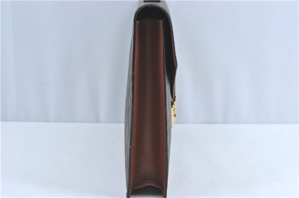 Auth Louis Vuitton Monogram Porte Documents Bandouliere M53338 Briefcase 5878C