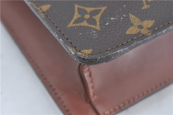 Auth Louis Vuitton Monogram Porte Documents Bandouliere M53338 Briefcase 5878C