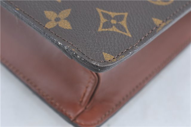 Auth Louis Vuitton Monogram Porte Documents Bandouliere M53338 Briefcase 5878C