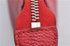 Authentic COACH Vintage Chain Shoulder Hand Bag Pouch Purse Leather Red 5878E