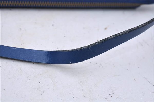 Authentic Louis Vuitton Epi Pochette Accessoires Pouch Blue M52945 LV 5879C