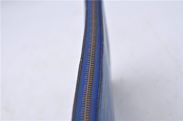 Authentic Louis Vuitton Epi Pochette Accessoires Pouch Blue M52945 LV 5879C