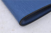 Authentic Louis Vuitton Epi Pochette Accessoires Pouch Blue M52945 LV 5879C