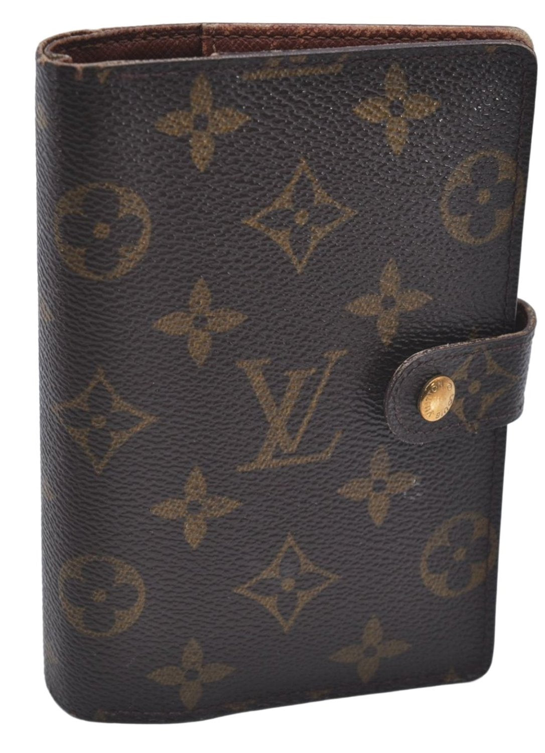Authentic Louis Vuitton Monogram Agenda PM Day Planner Cover R20005 LV 5881D