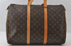 Auth Louis Vuitton Monogram Flanerie 45 Shoulder Boston Bag M51115 LV Junk 5881I