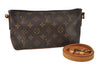 Authentic Louis Vuitton Monogram Trotteur Shoulder Cross Bag M51240 Junk 5882I