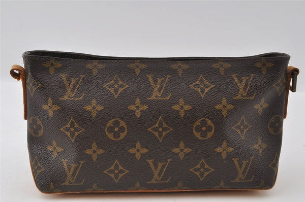 Authentic Louis Vuitton Monogram Trotteur Shoulder Cross Bag M51240 Junk 5882I